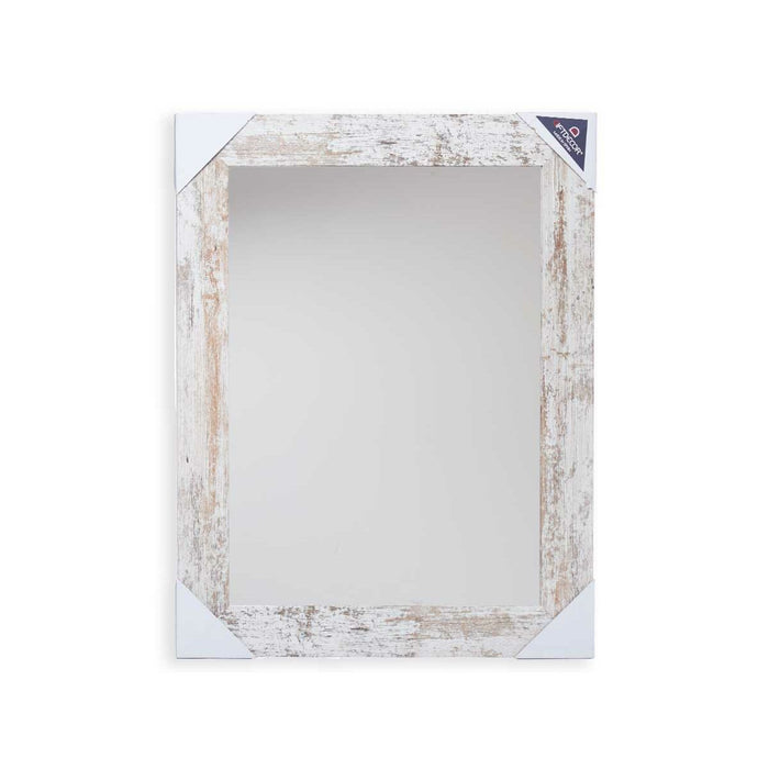 Oglindă de perete Harry Alb Lemn Sticlă 64,5 x 84,5 x 1,5 cm (2 Unități)