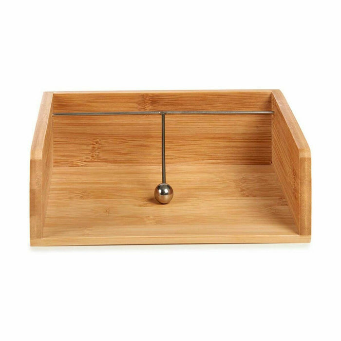 Suport pentru Șervețele Maro Bambus 18,2 x 7 x 21,6 cm (12 Unități)