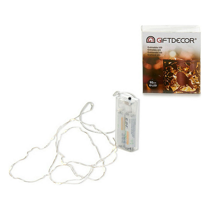 Ghirlandă de lumini LED 90 cm Transparent (12 Unități)