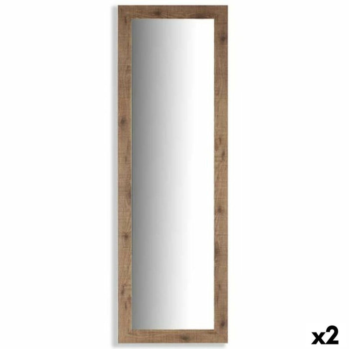 Oglindă de perete Maro Lemn Sticlă 40 ,5 x 130,5 x 1,5 cm (2 Unități)