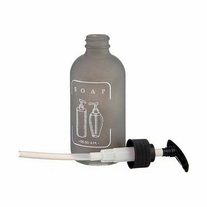 Dozator de Săpun Gri Sticlă polipropilenă 250 ml (24 Unități)
