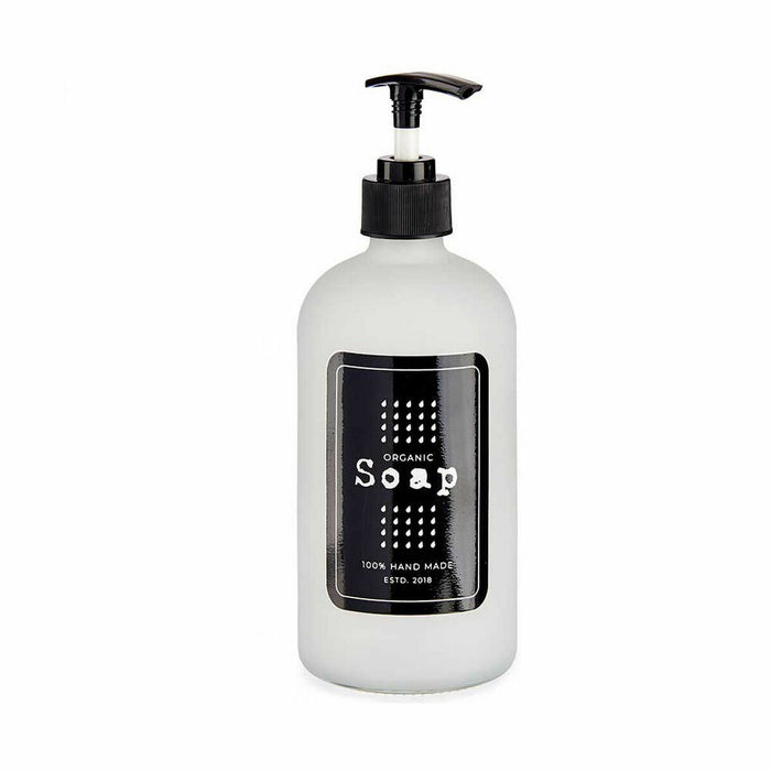 Dozator de Săpun Alb Sticlă polipropilenă 480 ml (24 Unități)