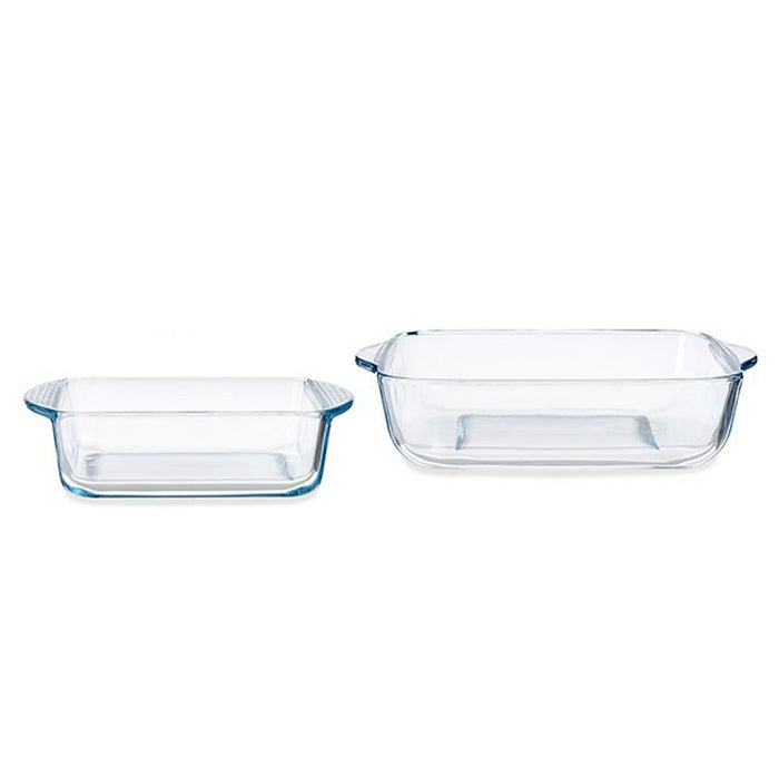 Set de vase de bucătărie Borcam Pătrat (4 Unități)