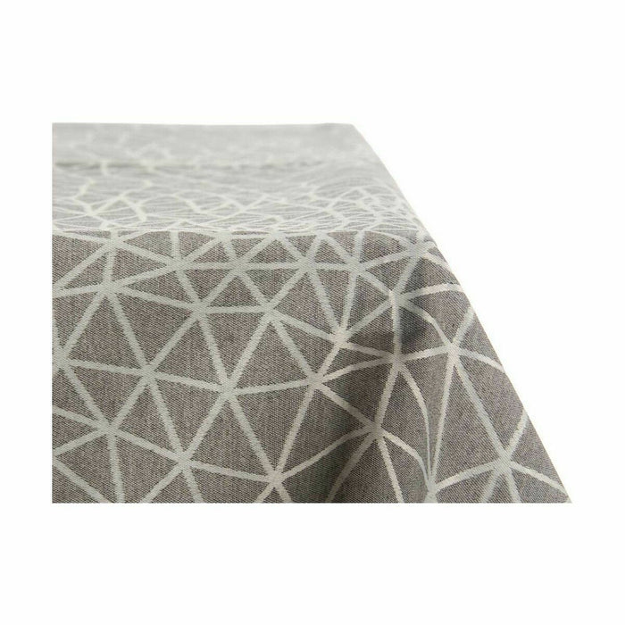 Față de Masă Jacquard Rezistent la pete Abstract 140 x 180 cm Gri (8 Unități)