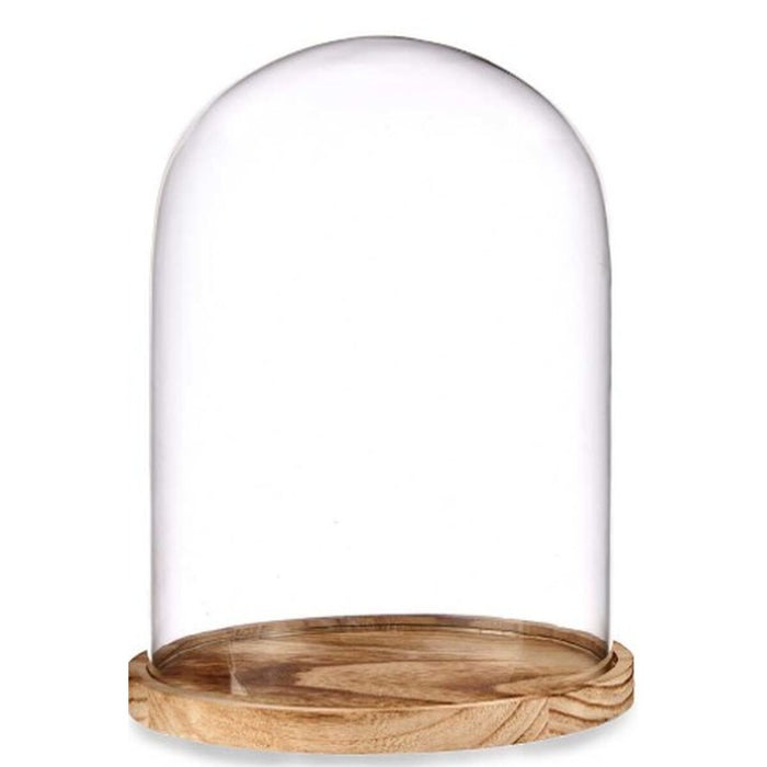 Figură Decorativă Cupolă Maro Transparent 22,5 x 28 x 22,5 cm (6 Unități)