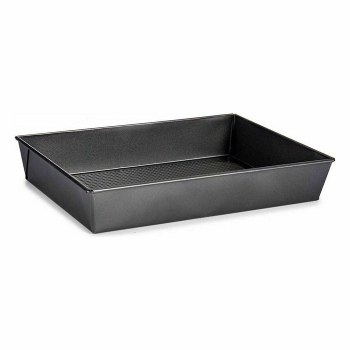 Formă dreptunghiulară Gri închis Metal 24 x 6,5 x 36,5 cm (24 Unități)