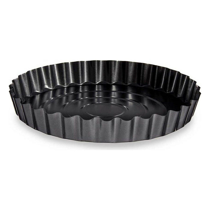 Formă pentru cuptor Ø 28 cm Metal Gri închis Oțel carbon (12 Unități)