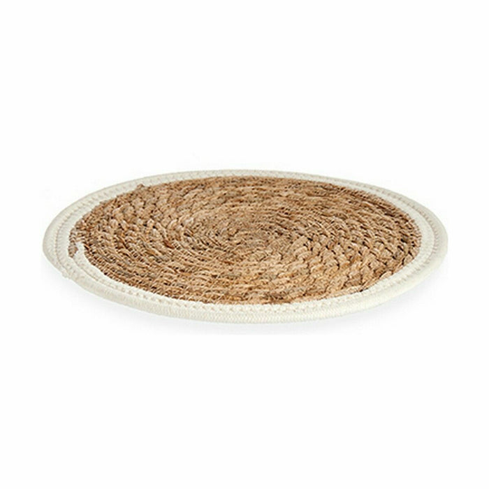 Suport Protecție pentru Masă Natural Alb 30 x 1 x 30 cm (48 Unități)
