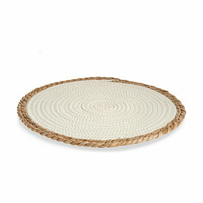 Suport Protecție pentru Masă Natural Alb 35 x 1 x 35 cm (48 Unități)