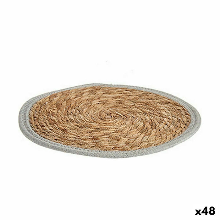 Suport Protecție pentru Masă Natural Gri 35 x 1 x 35 cm (48 Unități)