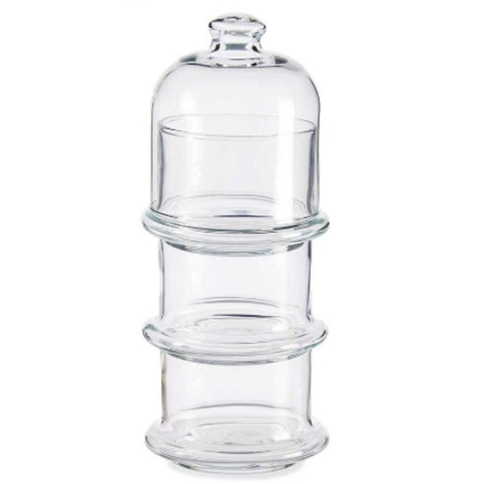 Set de tuburi Patisserie Ciocolată Stivuibil Sticlă 9 x 22 x 9 cm (6 Unități)