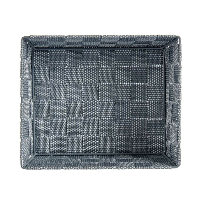 Coș Multifuncțional Gri Pânză 2,4 L 20 x 8 x 24 cm (24 Unități)
