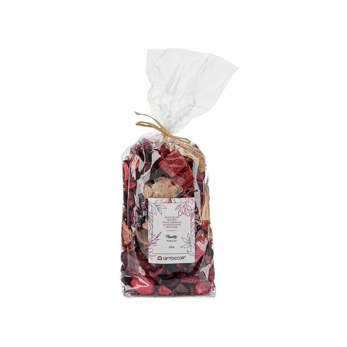 Flori Decorative Fructe Roșii Roșu Natural (12 Unități)