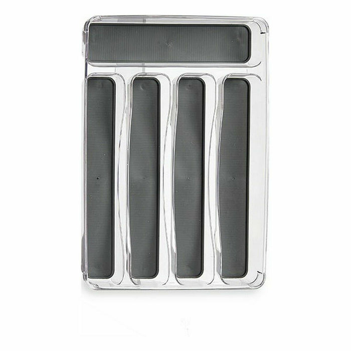 Organizator pentru tacâmuri Plastic reciclat Gri 23,3 x 4,5 x 32,7 cm (12 Unități)