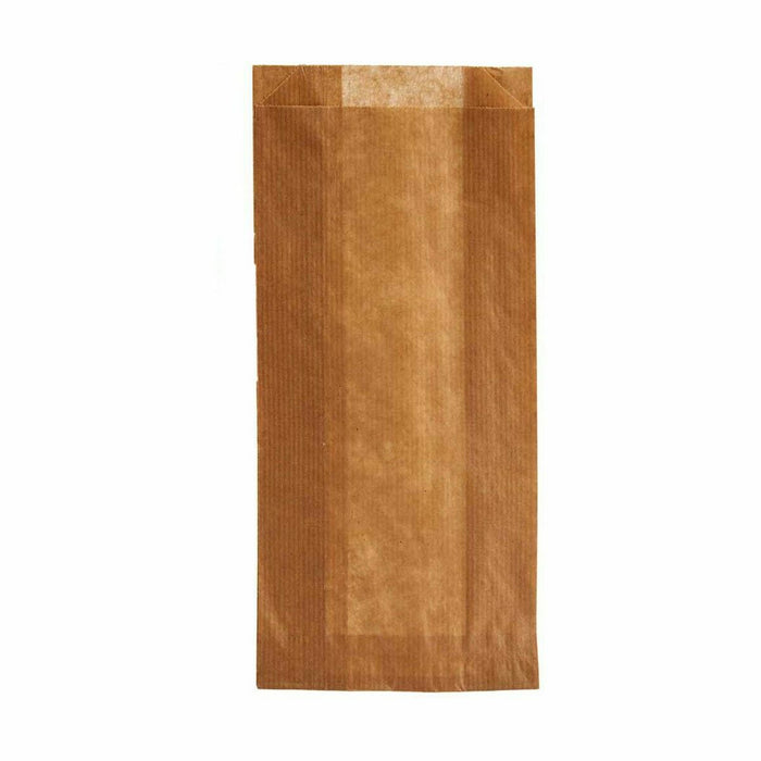 Set de pungi reutilizabile pentru alimente Compostabil 10 x 34 cm Maro Celulóza (28 Unități)