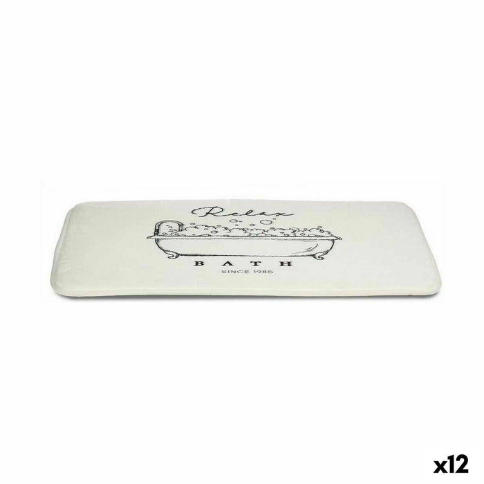Covoraș de baie Relax Bath Alb 40 x 1,5 x 60 cm (12 Unități)