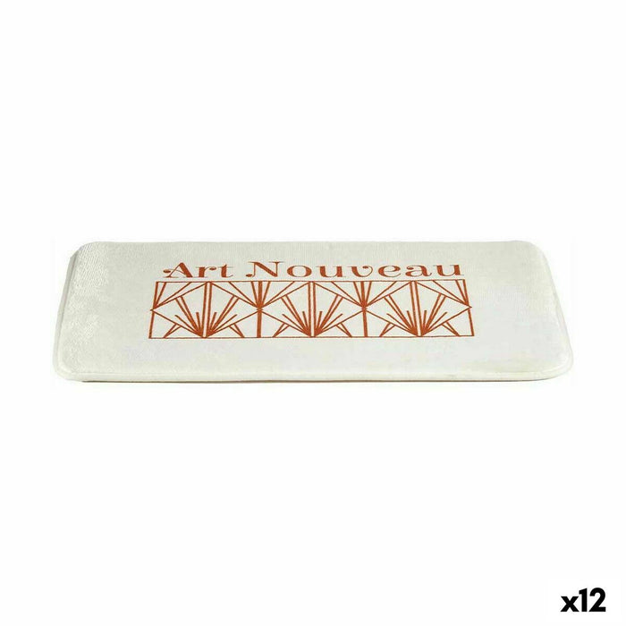 Covoraș de baie Art Nouveau Alb Bronz 40 x 1,5 x 60 cm (12 Unități)