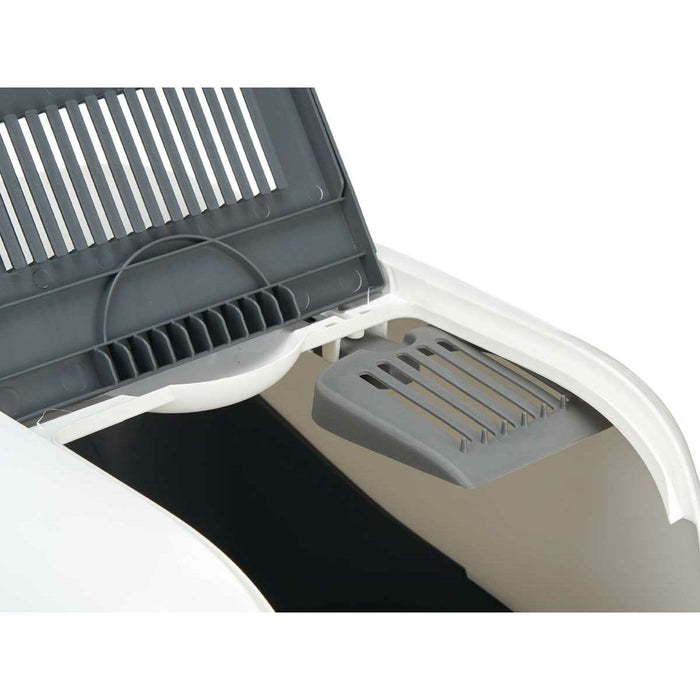Nisip pentru pisici Alb Antracit Plastic 39,7 x 57 x 39 cm (6 Unități)