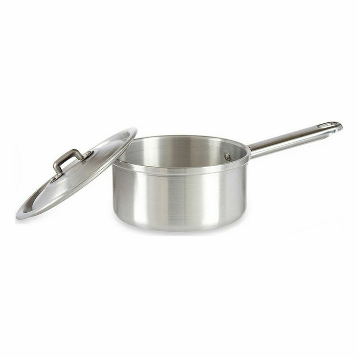 Caserolă cu capac Ø 14 cm Argintiu Aluminiu 1 L (10 Unități)