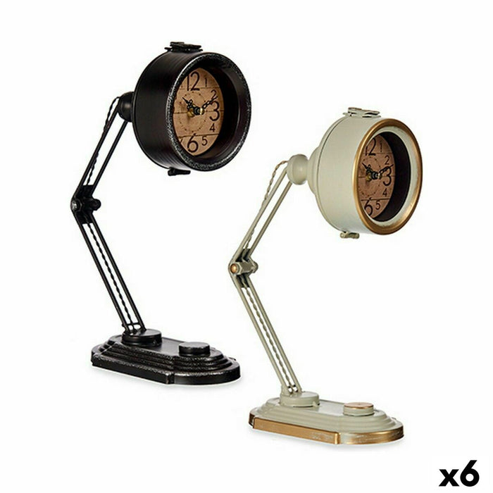 Stolní hodiny Metal 12 x 34 x 23 cm (6 Unități)