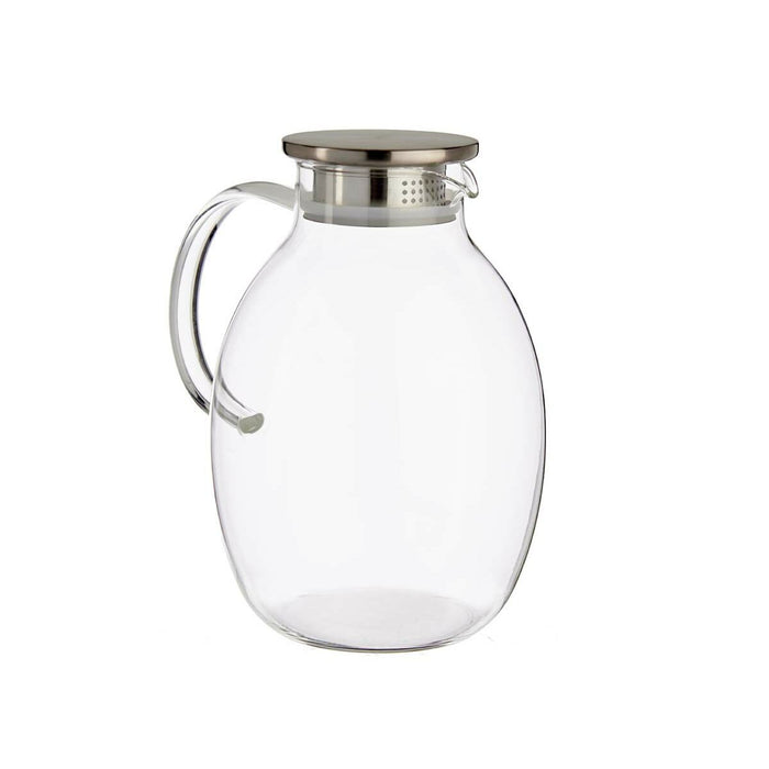 Carafă cu Capac și Dozator Transparent Oțel inoxidabil 2,5 L (6 Unități)