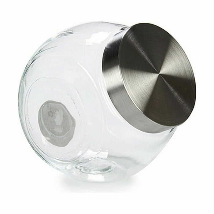 Borcan de biscuiți Metal 2 L 13 x 17 x 17,5 cm (8 Unități)
