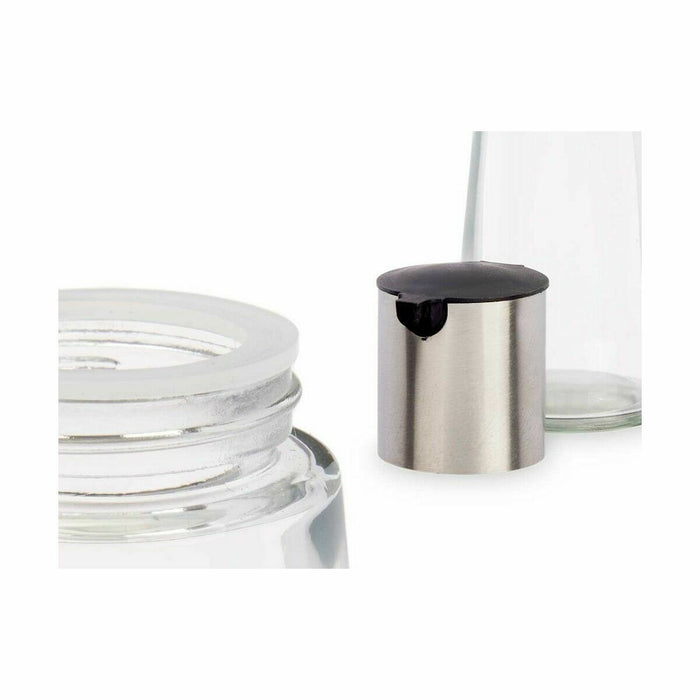 Dispenser pentru Ulei Argintiu Metal 230 ml (24 Unități)