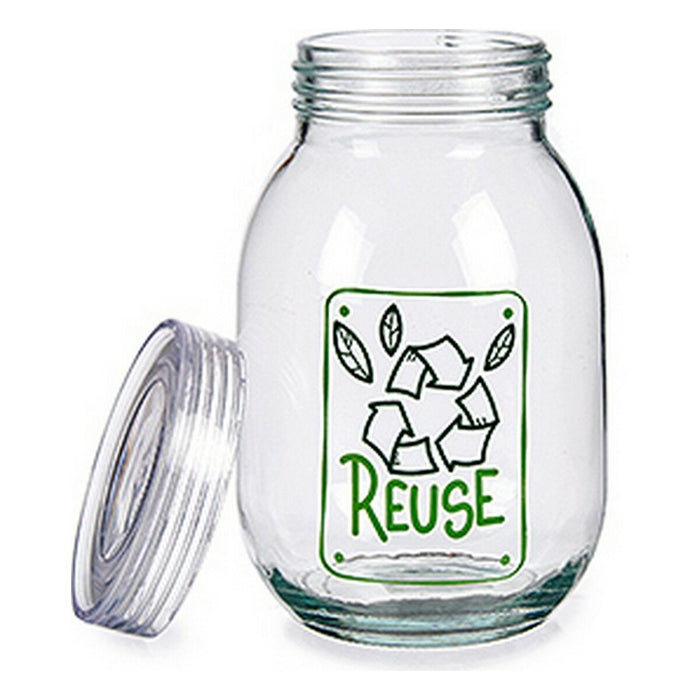 Staniu Reuse Sticlă Transparent 1,8 L 13 x 20,8 x 13 cm (4 Unități)