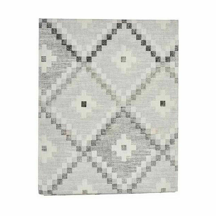 Față de Masă Pânză subțire Rezistent la pete Romb 140 x 180 cm Gri (6 Unități)