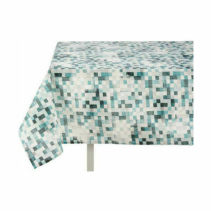 Față de Masă Pânză subțire Rezistent la pete Cadre 140 x 180 cm Turquoise (6 Unități)