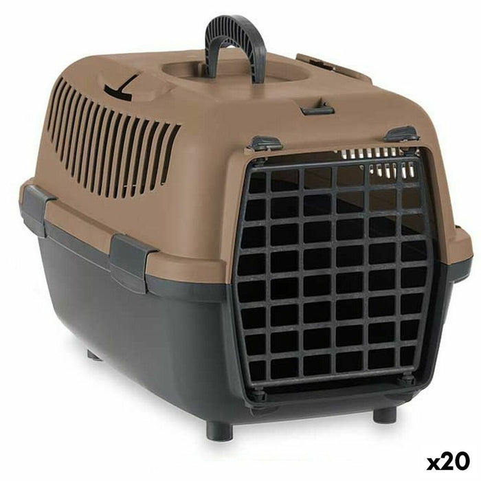 Transportor Bej Plastic 32 x 32 x 48 cm (20 Unități)