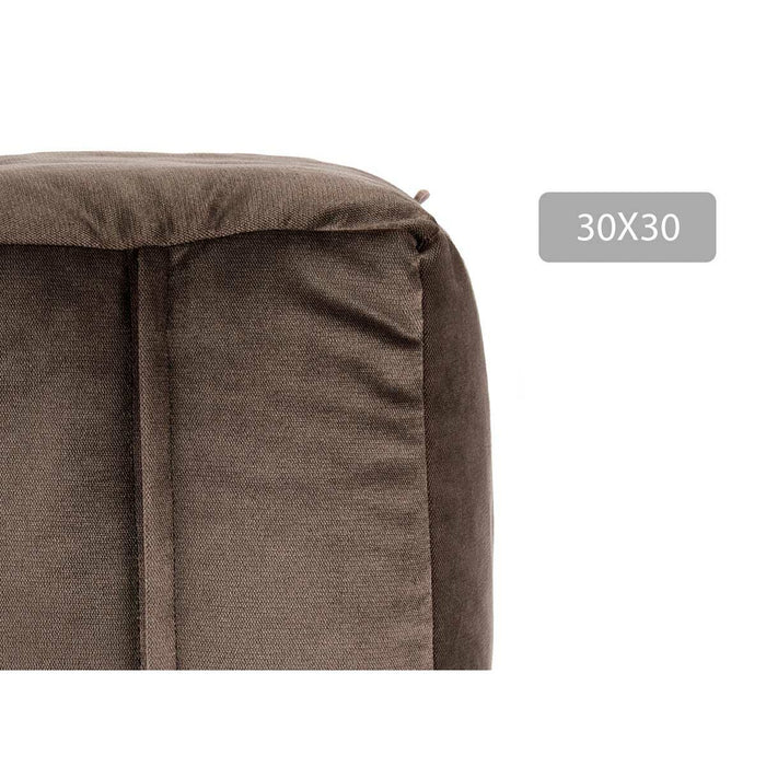 Puff Кадифе Gri 30 x 30 x 30 cm (4 Unități)