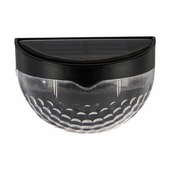 Lampă de perete sarcină solară Lumină rece Negru Plastic (24 Unități)