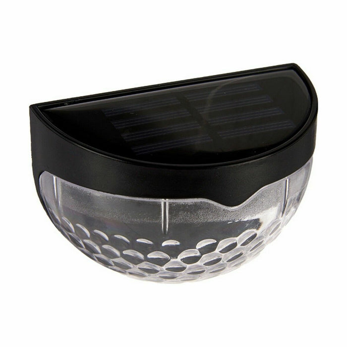 Lampă de perete sarcină solară Lumină rece Negru Plastic (24 Unități)