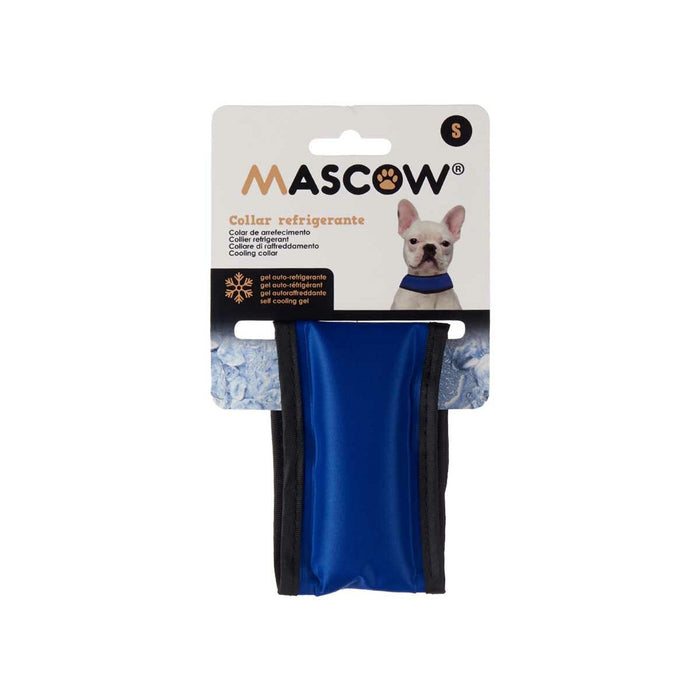 Zgardă pentru câini Albastru Negru PVC Gel 6,3 x 1 x 30 cm Refrigerant (4 Unități)