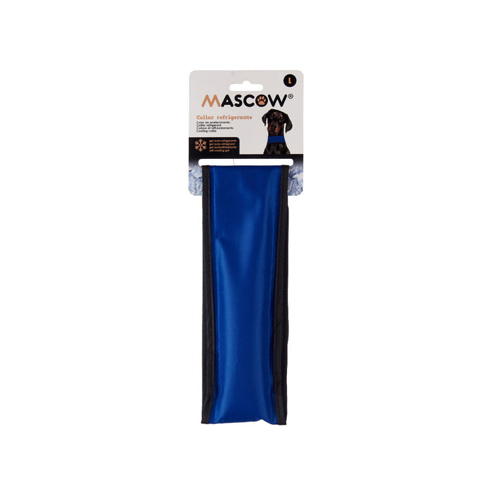 Zgardă pentru câini Albastru Negru PVC Gel 8 x 1 x 66 cm Refrigerant (4 Unități)