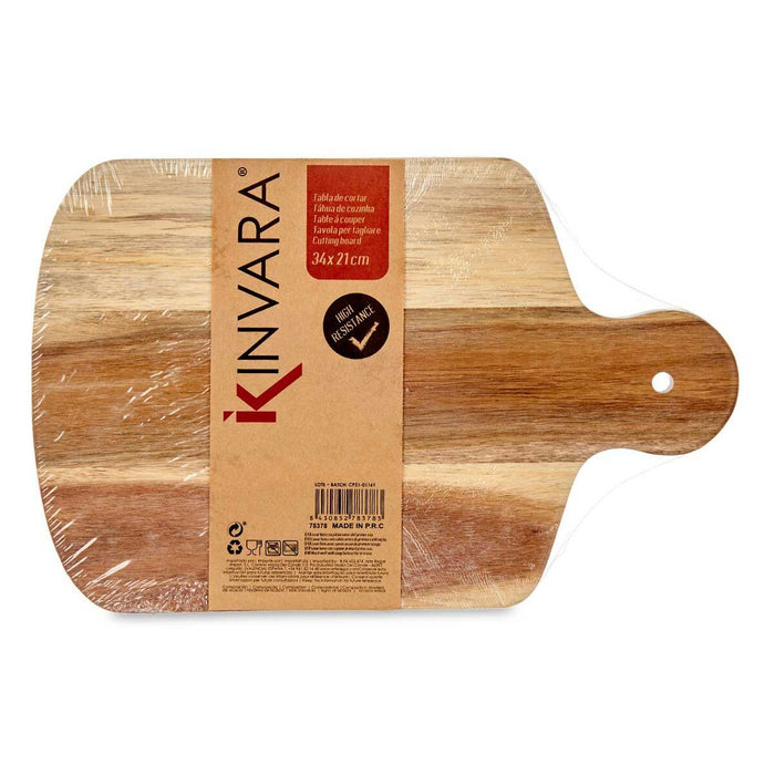 Masă de tăiat Alb Lemn de salcâm 21,5 x 1,5 x 33,5 cm (12 Unități)