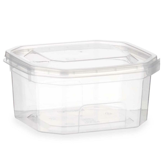 Cutie de prânz dreptunghiulară cu capac Transparent polipropilenă 370 ml 10,7 x 5,5 x 11,7 cm (24 Unități)