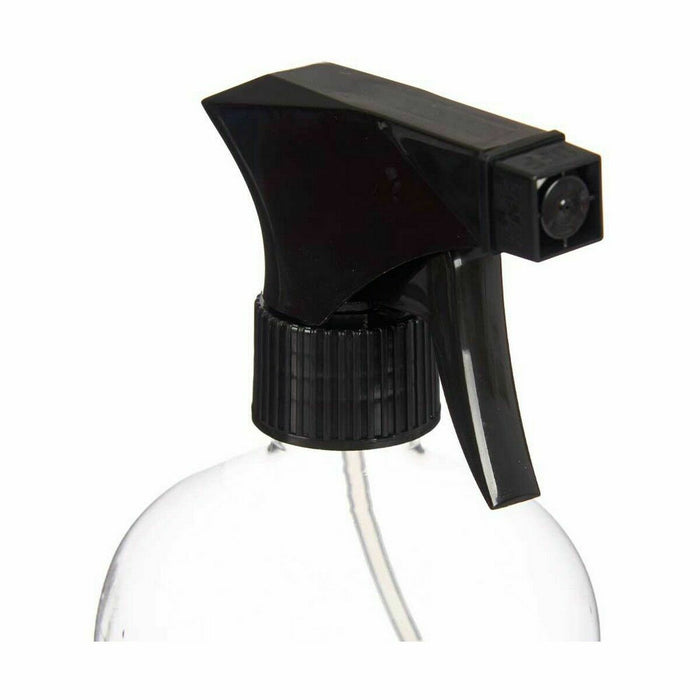Atominis buteliukas Negru Transparent Plastic 1 L (12 Unități)