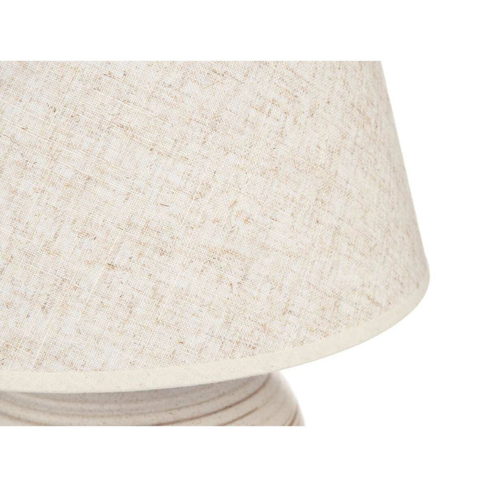 Lampă de masă 40 W Unde Bej Ceramică 33 x 45 x 33 cm (4 Unități)