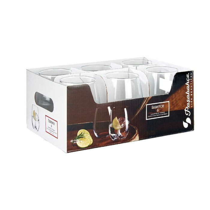 Set de pahare Amber Transparent Sticlă 350 ml (4 Unități)