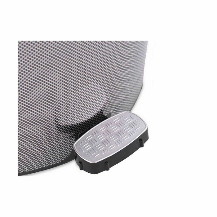 Coș de gunoi pentru hârtie cu pedală Gri închis Plastic 11 L (6 Unități)