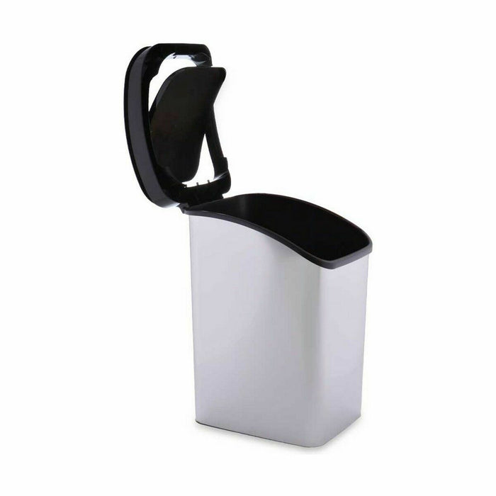 Coș de gunoi pentru hârtie 23 L Basculantă Argintiu Plastic (6 Unități)