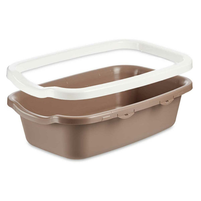 Nisip pentru pisici Alb Bej Plastic 38 x 16 x 58,5 cm (11 Unități)