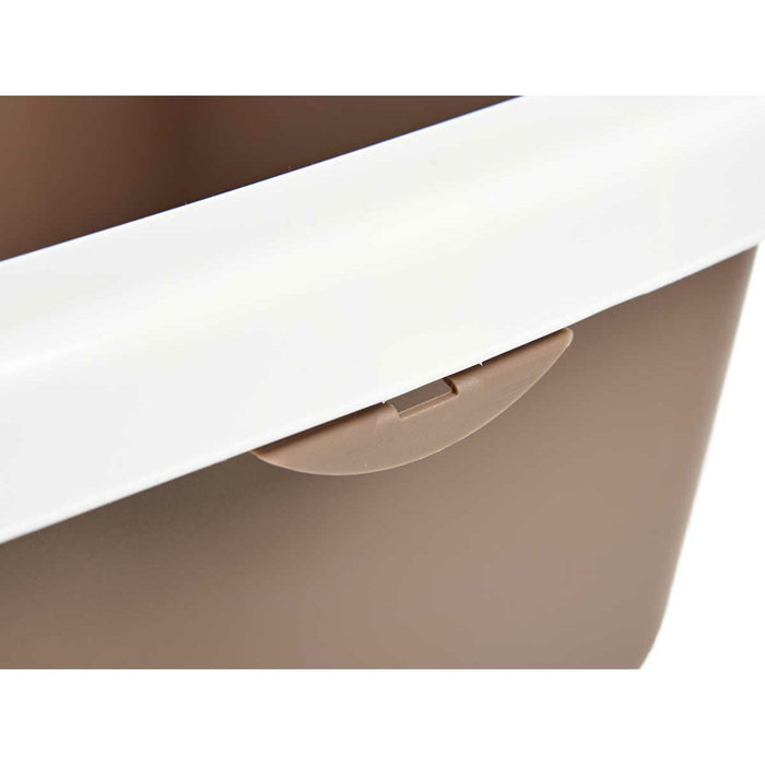 Nisip pentru pisici Alb Bej Plastic 38 x 16 x 58,5 cm (11 Unități)