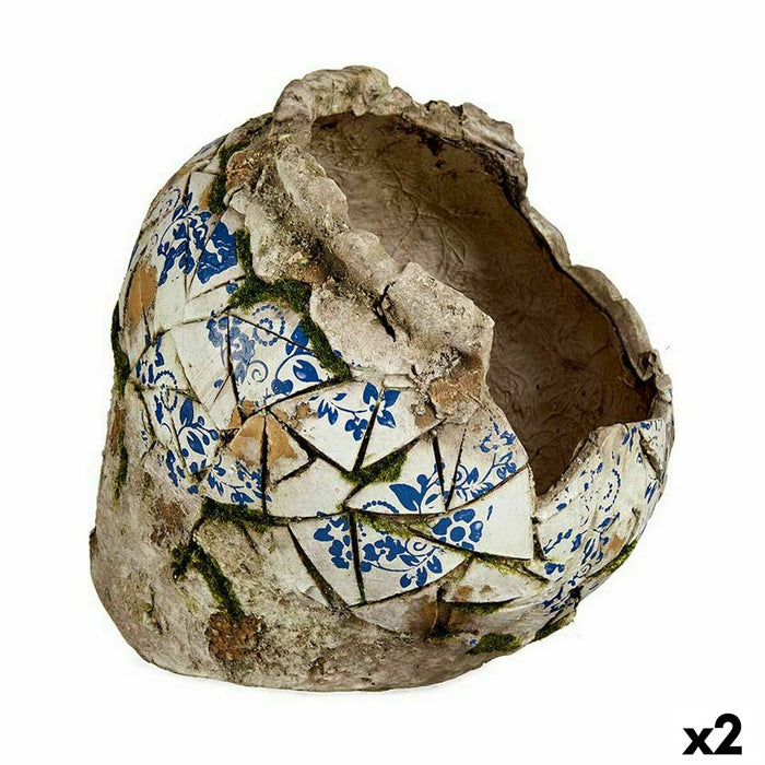 Figurină decorativă de grădină Vază Polirășină 29 x 27 x 30 cm (2 Unități)