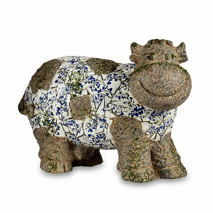 Figurină decorativă de grădină Vacă Polirășină 18,5 x 33,5 x 46,5 cm (2 Unități)