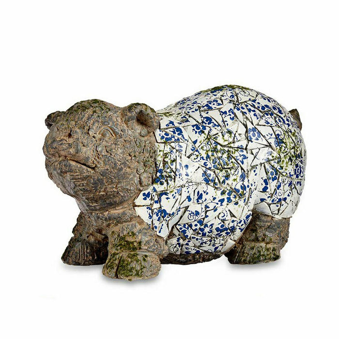 Figurină decorativă de grădină Porc Polirășină 20,5 x 26 x 47 cm (2 Unități)
