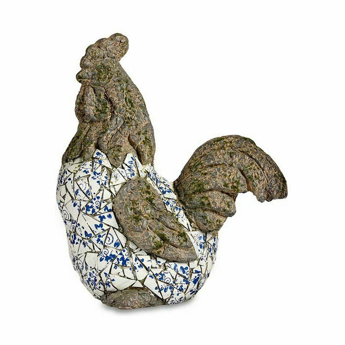 Figurină decorativă de grădină Cocoș Polirășină 22,5 x 46 x 41,5 cm (2 Unități)