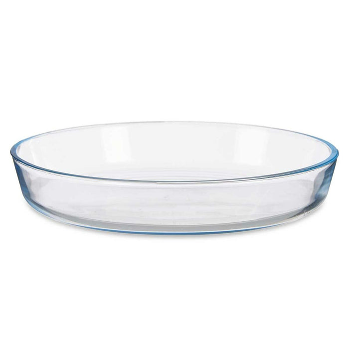 Tavă pentru Cuptor Transparent Sticlă borosilicată 25,5 x 4,5 x 25,5 cm (6 Unități)